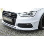 Lame de pare-chocs avant (version droite) "noir mat" Rieger Tuning AUDI S3 (8V) S-LINE
