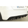 Diffuseur de pare-chocs arrière (silencieux double gauche) "noir mat" Rieger Tuning AUDI A3 (8V) S-LINE