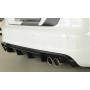Diffuseur de pare-chocs arrière (silencieux duplex 4x90mm) "noir mat" Rieger Tuning AUDI A3 (8V) S-LINE
