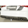 Diffuseur de pare-chocs arrière (silencieux duplex 4x90mm) "carbon-look" Rieger Tuning AUDI A3 (8V) S-LINE