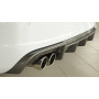 Diffuseur de pare-chocs arrière (silencieux duplex 4x90mm) "carbon-look" Rieger Tuning AUDI A3 (8V) S-LINE