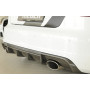 Diffuseur de pare-chocs arrière (silencieux duplex 1x152x95mm) "carbon-look" Rieger Tuning AUDI S3 (8V)