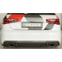 Diffuseur de pare-chocs arrière (silencieux duplex 1x152x95mm) "carbon-look" Rieger Tuning AUDI S3 (8V)