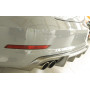Diffuseur de pare-chocs arrière (silencieux double gauche) "carbon-look" Rieger Tuning AUDI A3 (8V) S-LINE BERLINE/CABRIOLET