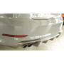 Diffuseur de pare-chocs arrière (silencieux double gauche) "carbon-look" Rieger Tuning AUDI A3 (8V) S-LINE BERLINE/CABRIOLET