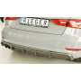 Diffuseur de pare-chocs arrière (silencieux double gauche) "carbon-look" Rieger Tuning AUDI A3 (8V) S-LINE BERLINE/CABRIOLET