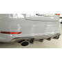Diffuseur de pare-chocs arrière (silencieux duplex 1x152x95mm) "carbon-look" Rieger Tuning AUDI S3 (8V) BERLINE/CABRIOLET