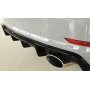 Diffuseur de pare-chocs arrière (silencieux duplex 152x95mm) "noir brillant" Rieger Tuning AUDI A3 (8V) S-LINE BERLINE/CABRIOLET