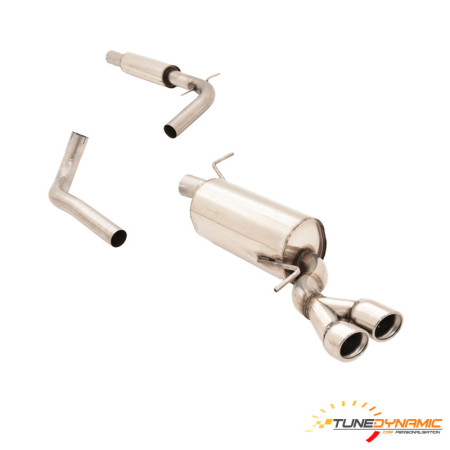 Catback silencieux avant et arrière sport 100% inox FRIEDRICH MOTORSPORT pour SKODA FABIA 3 MONTE CARLO TYPE NJ