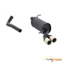 Silencieux arrière sport acier FRIEDRICH MOTORSPORT pour SKODA FABIA 3 MONTE CARLO TYPE NJ