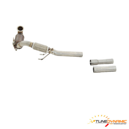 Downpipe avec catalyseur sport 200 Cpsi Euro 6 100% inox FRIEDRICH MOTORSPORT pour SKODA FABIA 3 MONTE CARLO TYPE NJ
