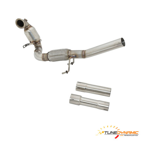 Downpipe avec catalyseur sport 200 Cpsi 100% inox FRIEDRICH MOTORSPORT pour SKODA FABIA 3 MONTE CARLO TYPE NJ