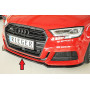 Lame de pare-chocs avant "noir brillant" Rieger Tuning AUDI S3 (8V) FACELIFT