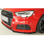 Lame de pare-chocs avant "noir brillant" Rieger Tuning AUDI S3 (8V) FACELIFT