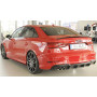 Diffuseur de pare-chocs arrière "noir mat" Rieger Tuning AUDI A3 (8V) S-LINE FACELIFT (BERLINE/CABRIOLET)