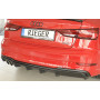 Diffuseur de pare-chocs arrière "noir mat" Rieger Tuning AUDI A3 (8V) S-LINE FACELIFT (BERLINE/CABRIOLET)