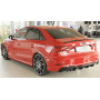 Diffuseur de pare-chocs arrière "noir brillant" Rieger Tuning AUDI A3 (8V) S-LINE FACELIFT (BERLINE/CABRIOLET)