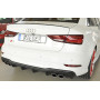 Diffuseur de pare-chocs arrière "noir mat" Rieger Tuning AUDI S3 (8V) FACELIFT (BERLINE/CABRIOLET)