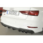 Diffuseur de pare-chocs arrière "noir mat" Rieger Tuning AUDI S3 (8V) FACELIFT (BERLINE/CABRIOLET)