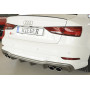 Diffuseur de pare-chocs arrière "carbon-look" Rieger Tuning AUDI S3 (8V) FACELIFT (BERLINE/CABRIOLET)