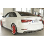 Diffuseur de pare-chocs arrière "carbon-look" Rieger Tuning AUDI S3 (8V) FACELIFT (BERLINE/CABRIOLET)