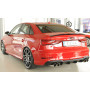 Diffuseur (duplex) de pare-chocs arrière "noir mat" Rieger Tuning AUDI A3 (8V) S-LINE FACELIFT (BERLINE/CABRIOLET)