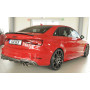 Diffuseur (duplex) de pare-chocs arrière "carbon-look" Rieger Tuning AUDI A3 (8V) S-LINE FACELIFT (BERLINE/CABRIOLET)
