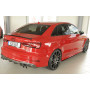 Diffuseur (duplex) de pare-chocs arrière "carbon-look" Rieger Tuning AUDI A3 (8V) S-LINE FACELIFT (BERLINE/CABRIOLET)