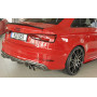 Diffuseur (duplex) de pare-chocs arrière "carbon-look" Rieger Tuning AUDI A3 (8V) S-LINE FACELIFT (BERLINE/CABRIOLET)