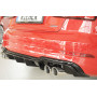 Diffuseur (duplex) de pare-chocs arrière "noir brillant" Rieger Tuning AUDI A3 (8V) S-LINE FACELIFT (BERLINE/CABRIOLET)