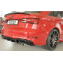 Diffuseur (duplex) de pare-chocs arrière "noir brillant" Rieger Tuning AUDI A3 (8V) S-LINE FACELIFT (BERLINE/CABRIOLET)