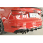 Diffuseur (duplex) de pare-chocs arrière "noir brillant" Rieger Tuning AUDI A3 (8V) S-LINE FACELIFT (BERLINE/CABRIOLET)