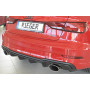 Diffuseur (duplex ovale) de pare-chocs arrière "noir mat" Rieger Tuning AUDI S3 (8V) FACELIFT (BERLINE/CABRIOLET)