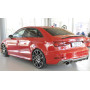 Diffuseur (duplex ovale) de pare-chocs arrière "carbon-look" Rieger Tuning AUDI S3 (8V) FACELIFT (BERLINE/CABRIOLET)