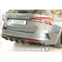 Diffuseur de pare-chocs arrière (sans attelage) "noir brillant" Rieger Tuning SKODA OCTAVIA RS (NX) FACELIFT