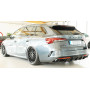 Diffuseur de pare-chocs arrière (avec attelage) "noir brillant" Rieger Tuning SKODA OCTAVIA RS (NX) FACELIFT