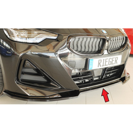 Lame de pare-chocs avant "noir brillant" Rieger Tuning BMW SERIE 2 (G42/G2C) COUPÉ (avec Pack M Sport)