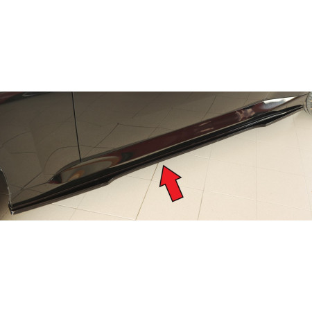 Lame de bas de caisse côté gauche "noir brillant" Rieger Tuning BMW SERIE 2 (G42/G2C) COUPÉ (avec Pack M Sport)