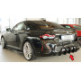Diffuseur de pare-chocs arrière (sans attelage) "noir brillant" Rieger Tuning BMW SERIE 2 (G42/G2C) COUPÉ (avec Pack M Sport)