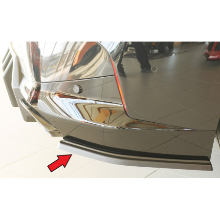 Lame de coin de pare-chocs arrière côté droit "noir mat" Rieger Tuning BMW M240i (G42/G2C) COUPÉ