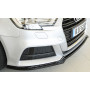 Lame de pare-chocs avant "noir brillant" Rieger Tuning AUDI A3 S-Line (8V) Facelift