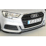 Lame de pare-chocs avant "noir brillant" Rieger Tuning AUDI A3 S-Line (8V) Facelift
