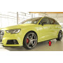 Lame de bas de caisse côté gauche "noir brillant" Rieger Tuning AUDI S3 Sportback (8V) Facelift