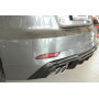 Diffuseur de pare-chocs arrière "noir brillant" Rieger Tuning AUDI A3 S-Line (8V) Facelift