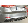 Diffuseur de pare-chocs arrière "noir brillant" Rieger Tuning AUDI A3 S-Line (8V) Facelift