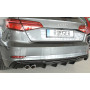 Diffuseur de pare-chocs arrière "noir brillant" Rieger Tuning AUDI A3 S-Line (8V) Facelift