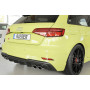 Diffuseur de pare-chocs arrière "noir mat" Rieger Tuning AUDI S3 (8V) Facelift