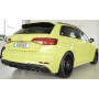 Diffuseur de pare-chocs arrière "noir mat" Rieger Tuning AUDI S3 (8V) Facelift