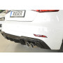 Diffuseur de pare-chocs arrière (silencieux duplex 4x90mm) "noir brillant" Rieger Tuning AUDI A3 S-Line (8V) Facelift