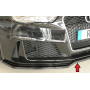 Lame de pare-chocs avant "noir brillant" Rieger Tuning AUDI RS3 (8V) Sportback